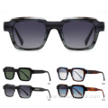 Men Custom Logo UV400 Acetate Polarized Sunglasses